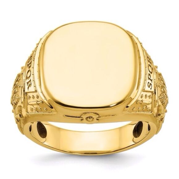 14k Gold IBGoodman Signet Ring - Picture 1 of 8